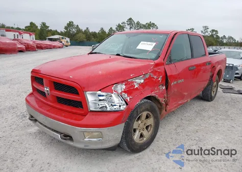 2012 Ram 1500 Slt из США, поврежденный, VIN 1C6RD6LT4CS181334